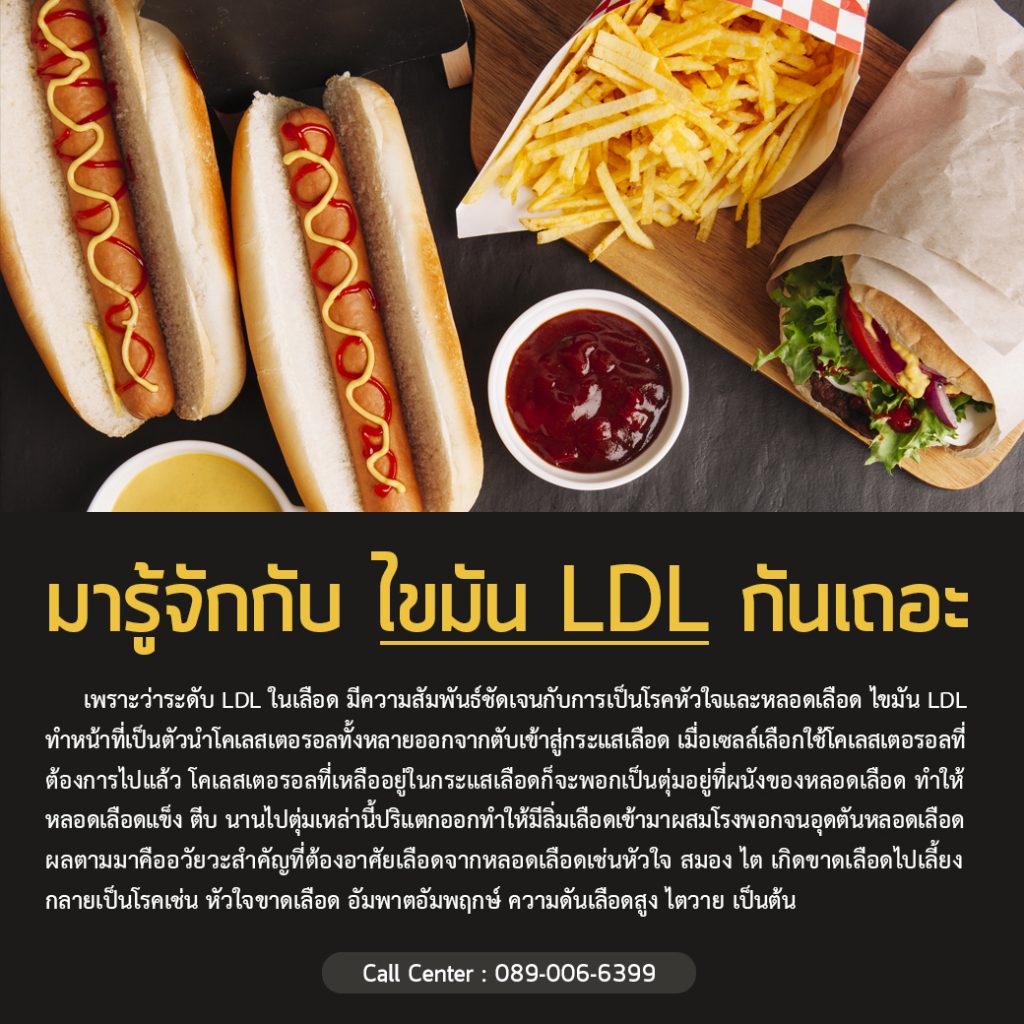 มารู้จักกับ ไขมันLDL กันเถอะ